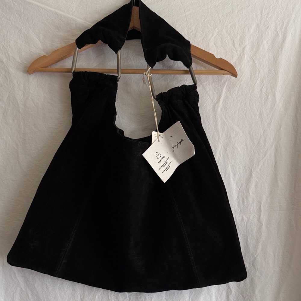 Free people Suede Leather Hobo Bag